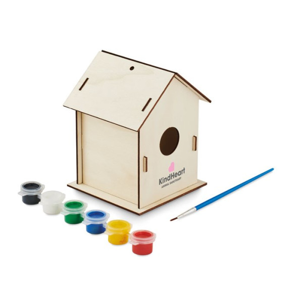 PAINTHOUSE - DIY houten vogelhuisje